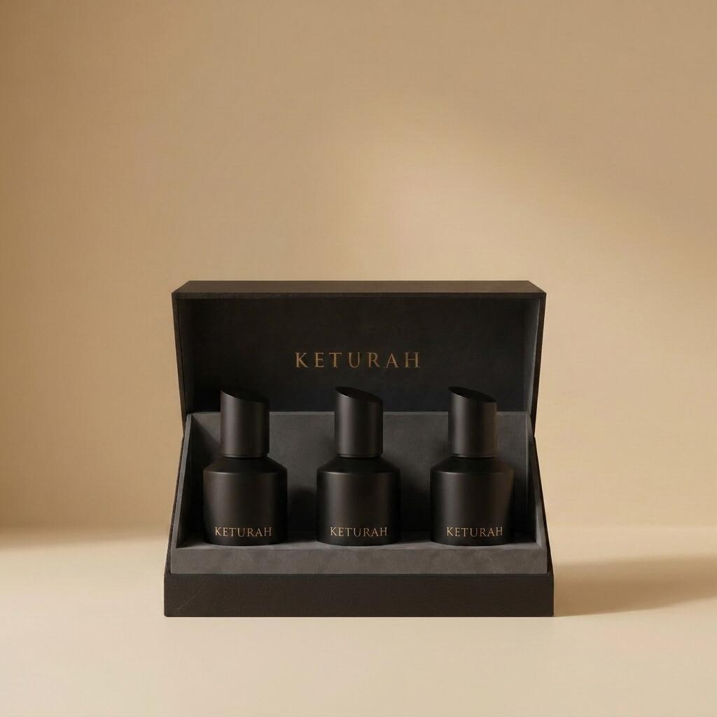 Keturah luxury candle gift box — bespoke private label candle Dubai